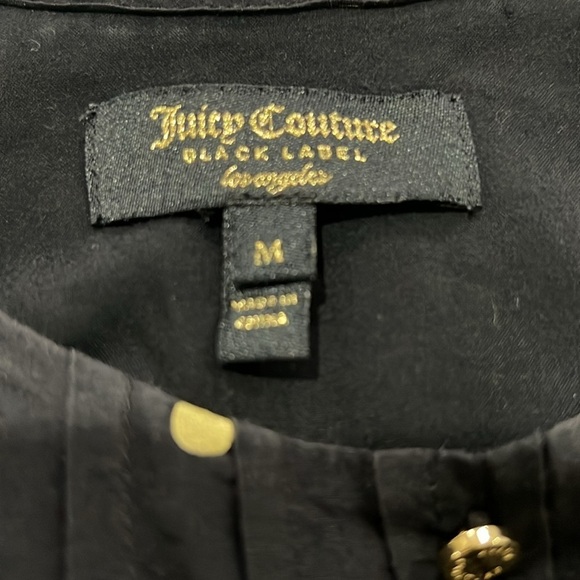 Juicy Couture BLACK LABEL spaghetti strap black and gold cherry BoHo dre… - Picture 7 of 9